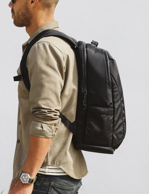 ARES Backpack (Black) – ARES | Versatile Work & Gym Backpack